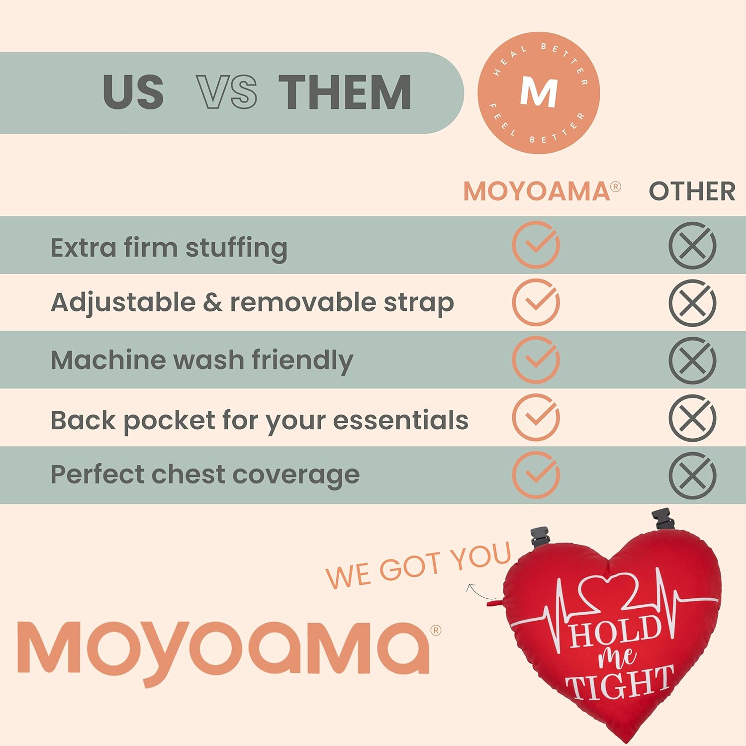 Heart Surgery Pillow - Cotton - Basic