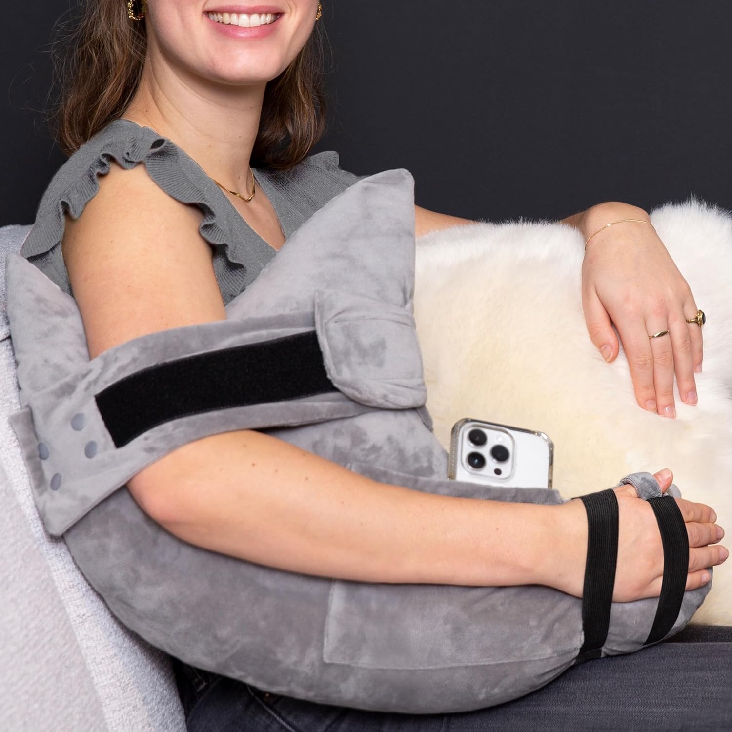 Shoulder Surgery Pillow - Arm Strap - Premium Bundle (S/M)