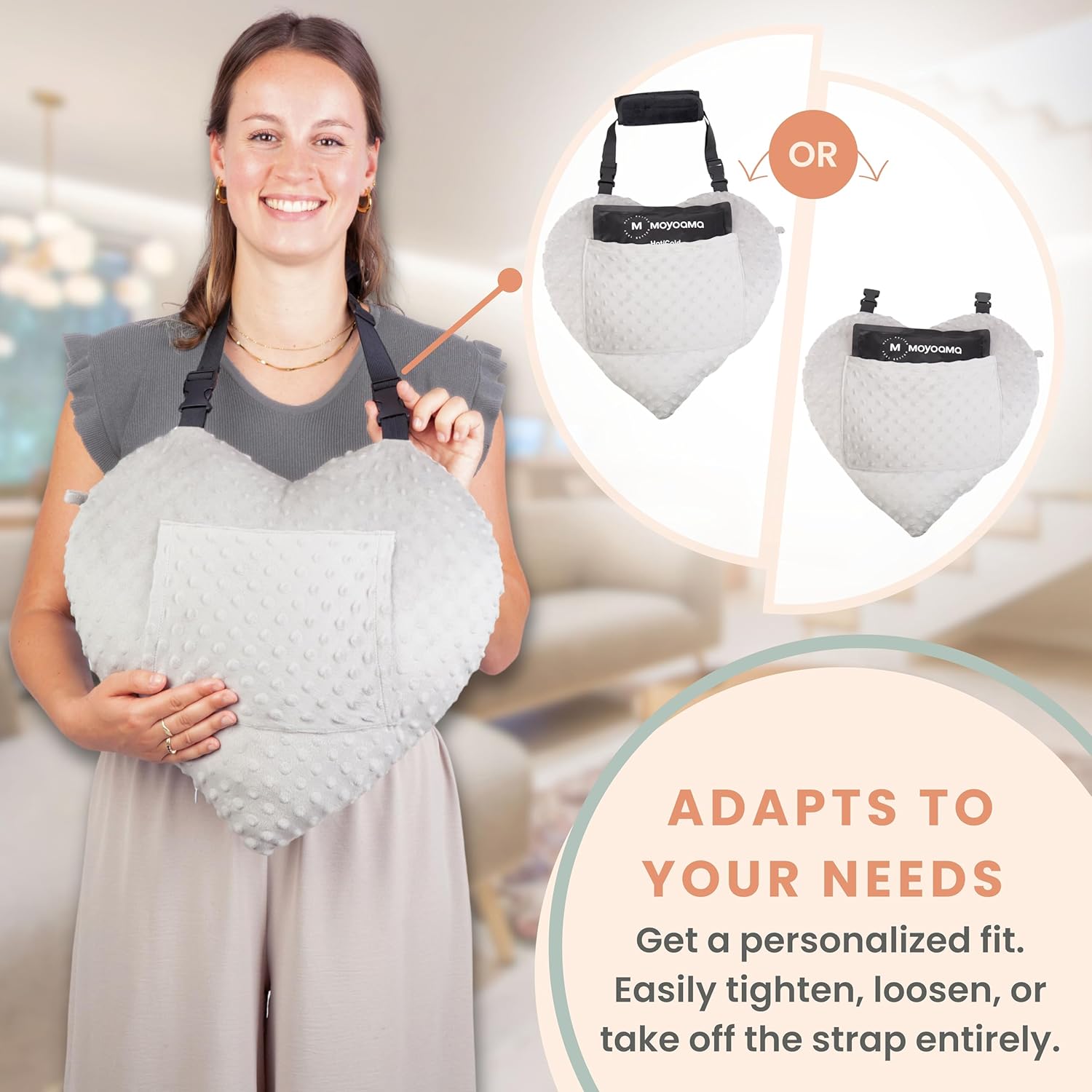 Heart Surgery Pillow - Minky Dots - Premium Bundle