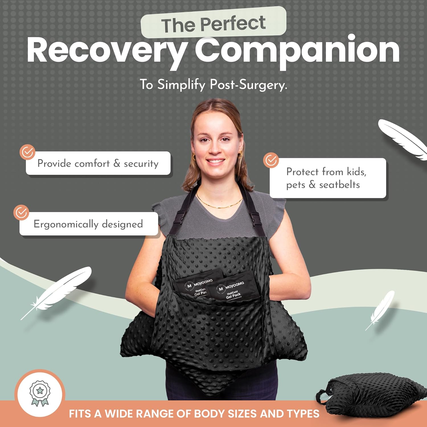 Hysterectomy Pillow - Star Lounger - Premium Bundle