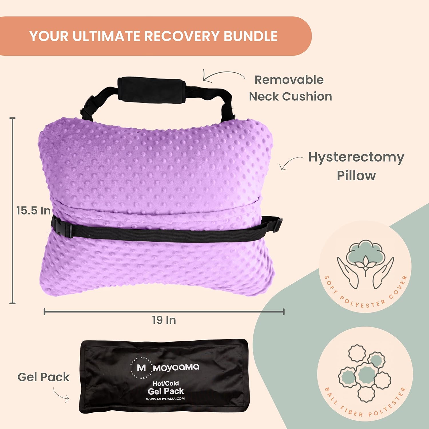 Hysterectomy - Abdominal Pillow - Cuddle Lounger - Premium Bundle