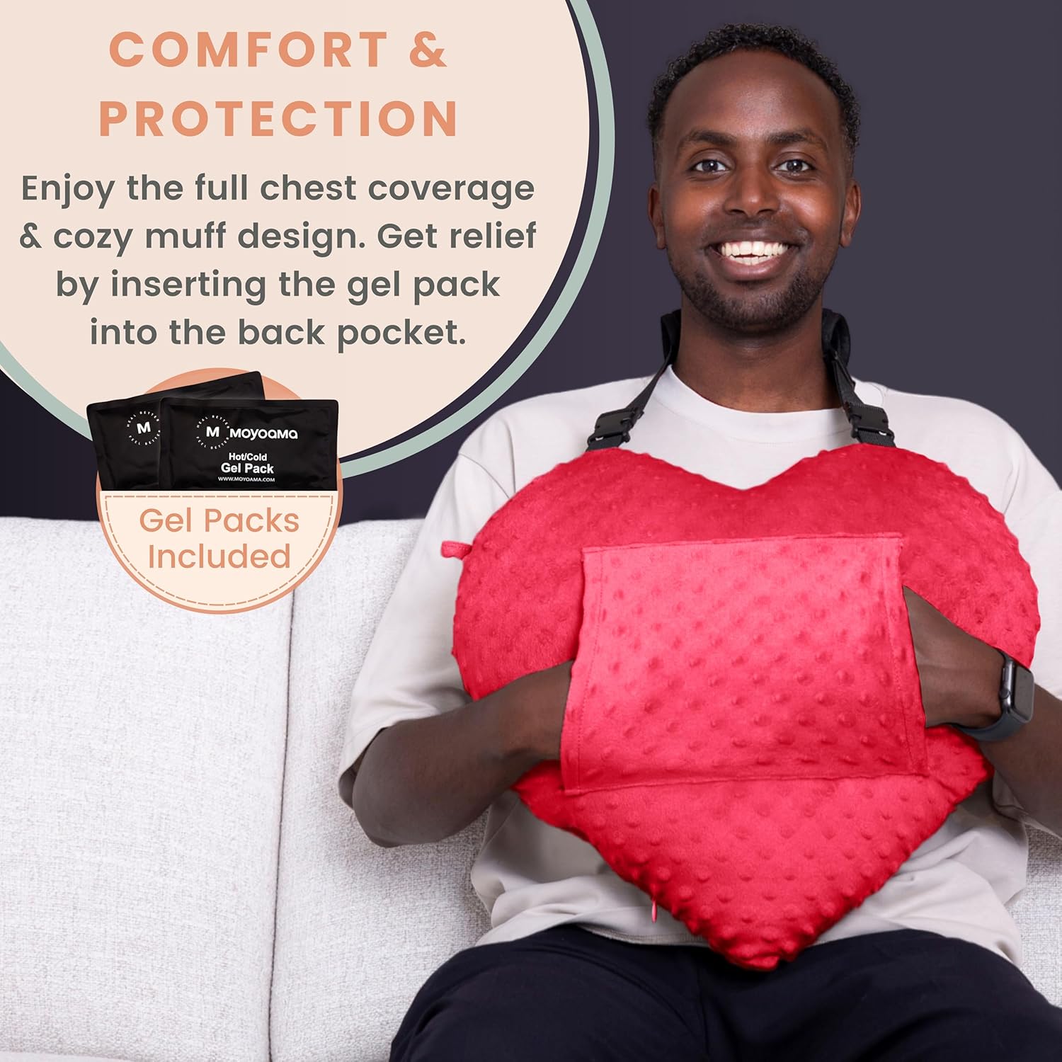 Heart Surgery Pillow - Minky Dots - Premium Bundle
