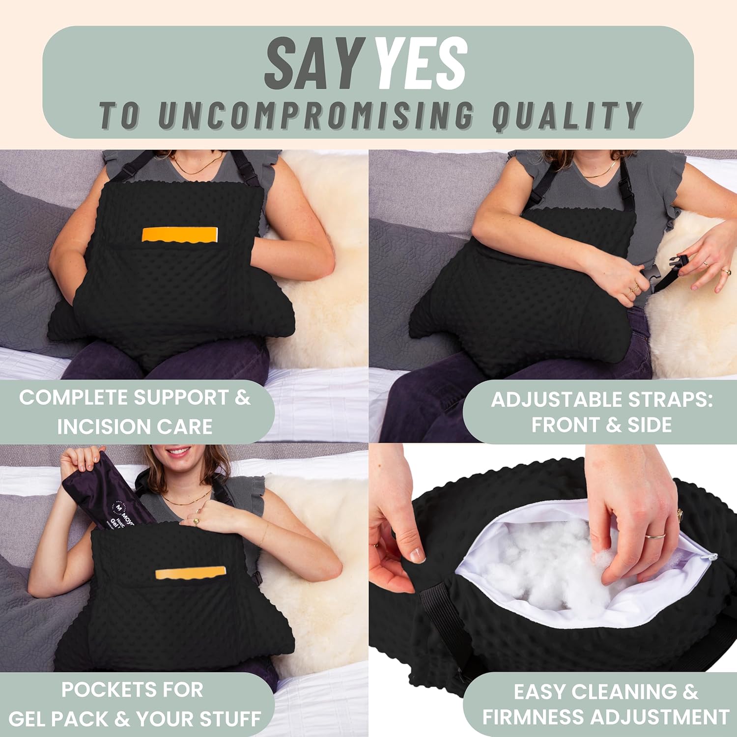 Hysterectomy Pillow - Star Lounger - Essential Bundle