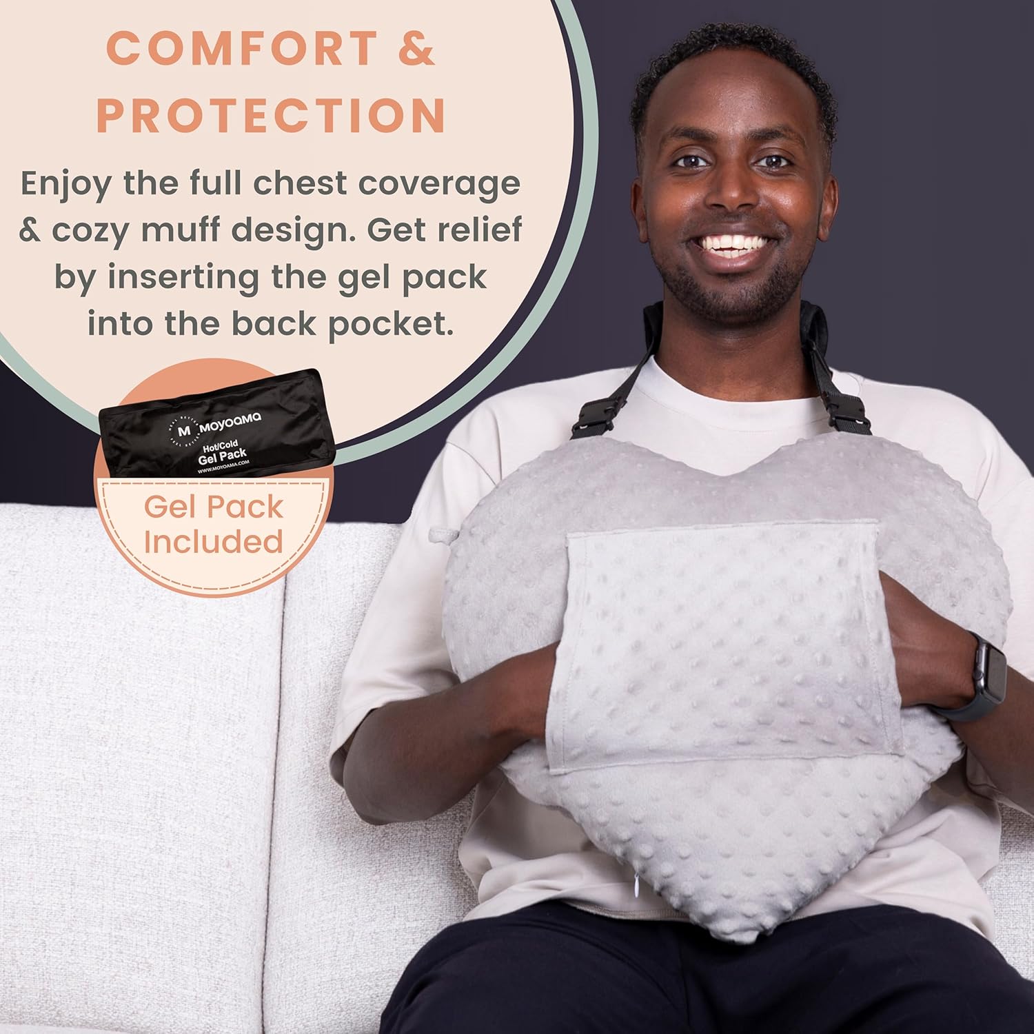 Heart Surgery Pillow - Minky Dots - Essential Bundle