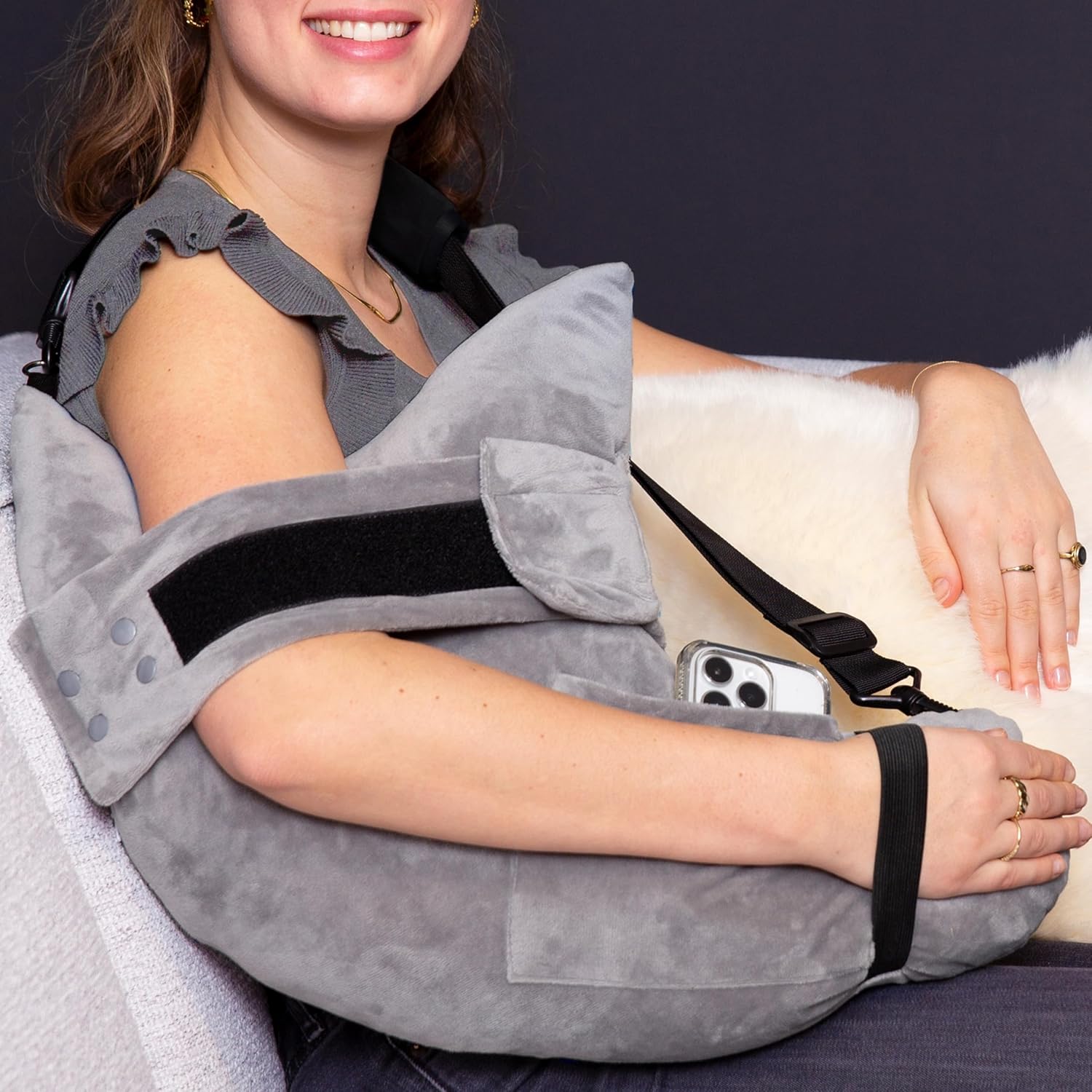 Shoulder Surgery Pillow - Arm & Shoulder Strap - Premium Bundle