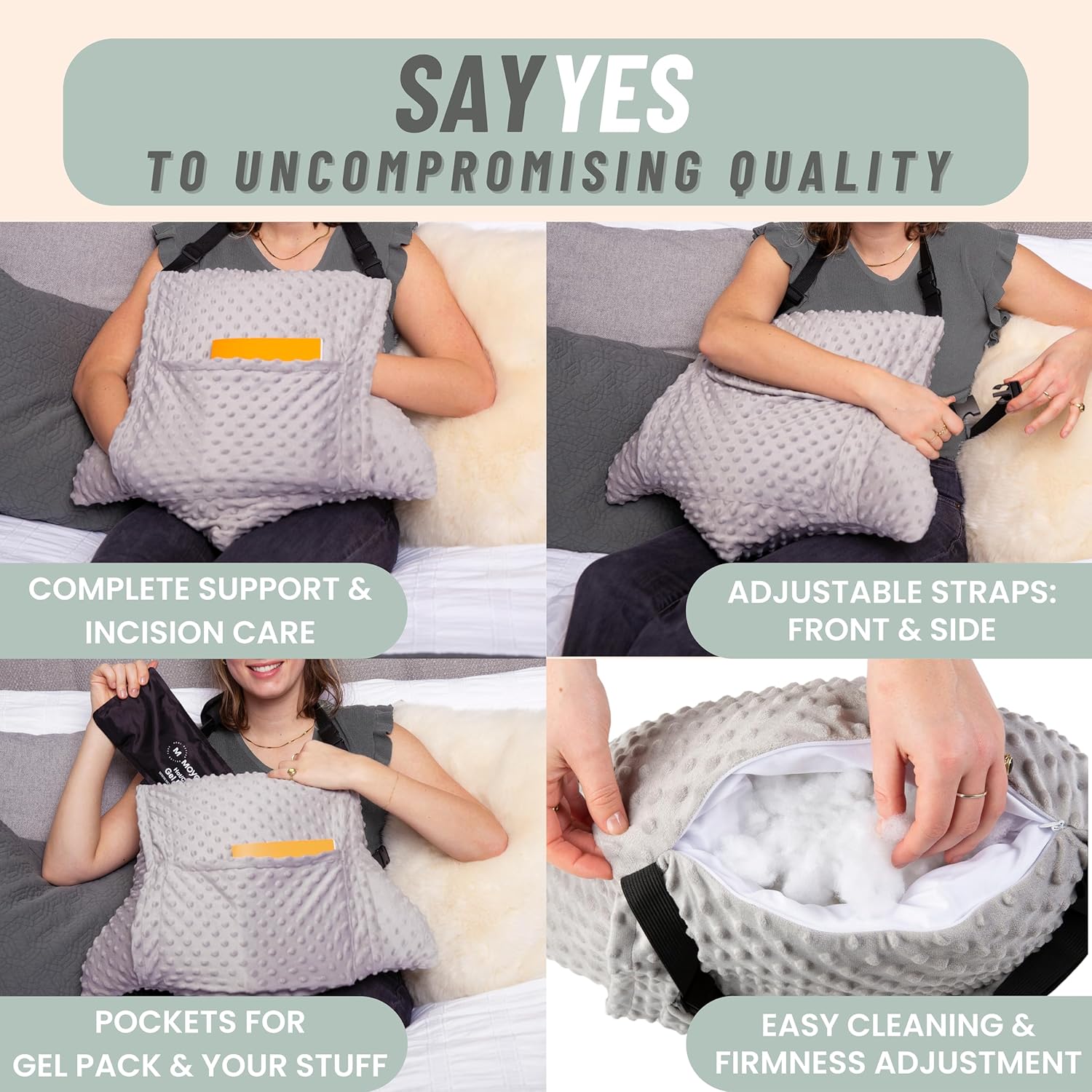 Hysterectomy Pillow - Star Lounger - Essential Bundle