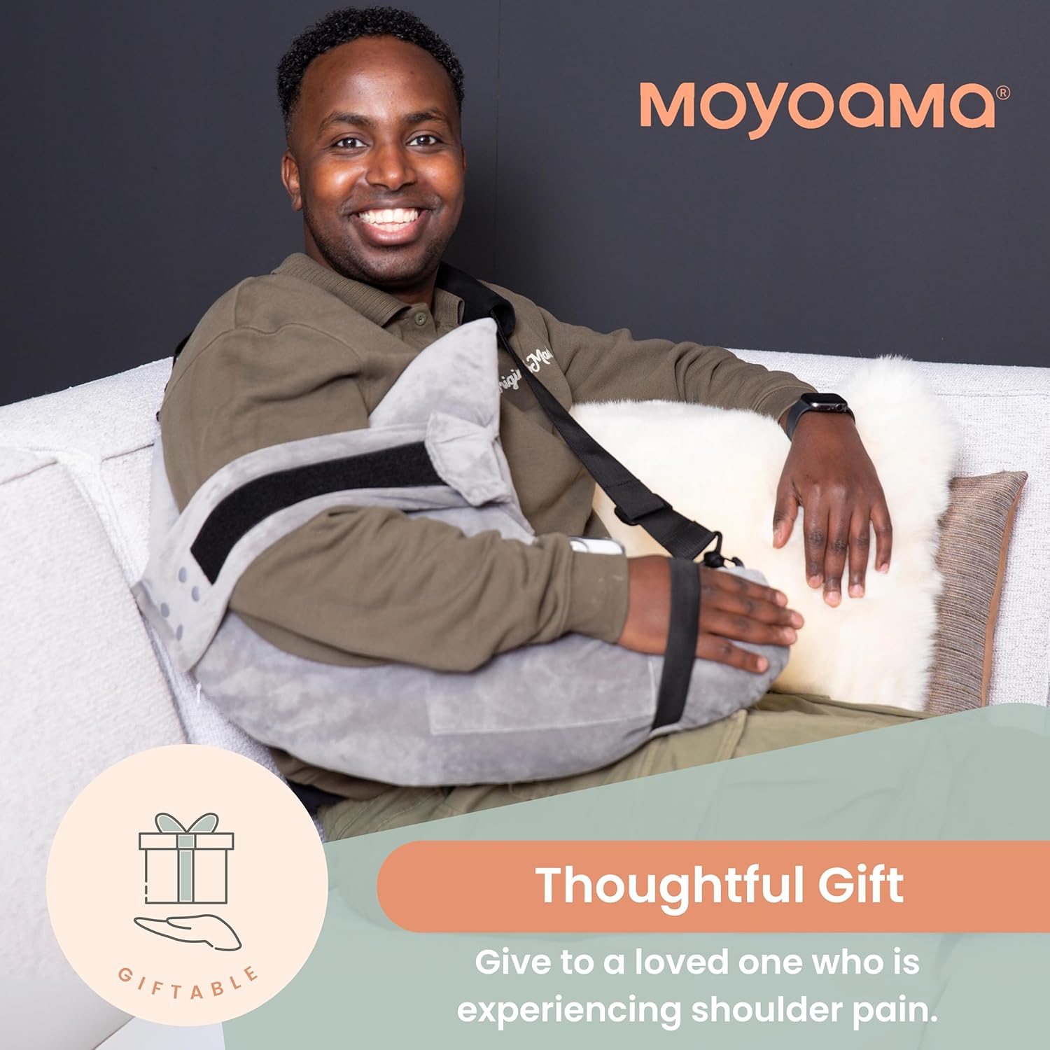 Shoulder Surgery Pillow - Arm & Shoulder Strap - Premium Bundle