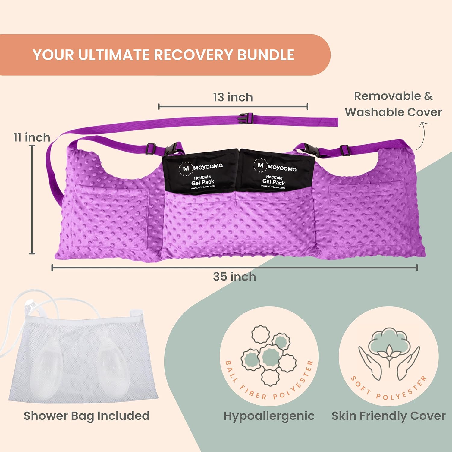 Mastectomy Pillow - Deluxe Bundle