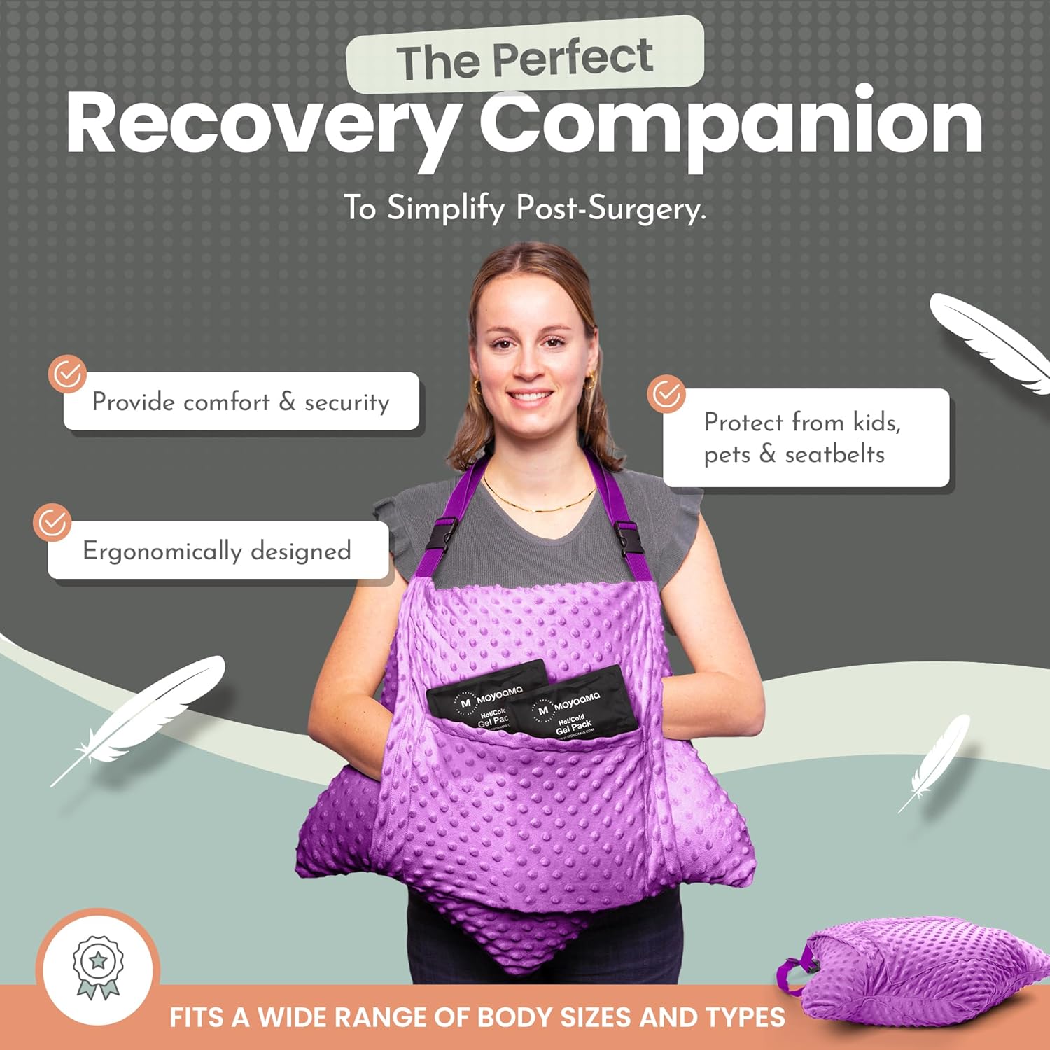 Hysterectomy Pillow - Star Lounger - Premium Bundle